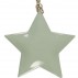 Stjerne lysegrøn metal t/ ophæng - Ib Laursen - H: 10 cm