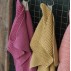 Håndklæde "Mynte" skovbær rød strikket - Ib Laursen - 40x60
