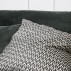 Pudebetræk "Dotzag" sort m/ råhvidt mønster - House Doctor - 50x50