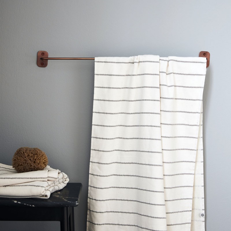 Håndklædestang, Pati, L 60 cm, bruneret messing