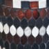 Fyrfadsstage "Mosa" brun mosaik - House Doctor - H: 17,5 cm