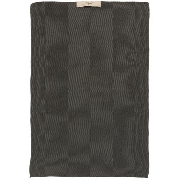 Håndklæde "Mynte" thunder grey strikket - Ib Laursen - 40x60