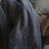 Quilt / Vattæppe mørk grå - Ib Laursen 130x180