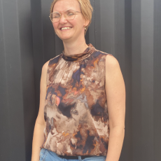 Top "AileenSZ" m/ mønster - Saint Tropez