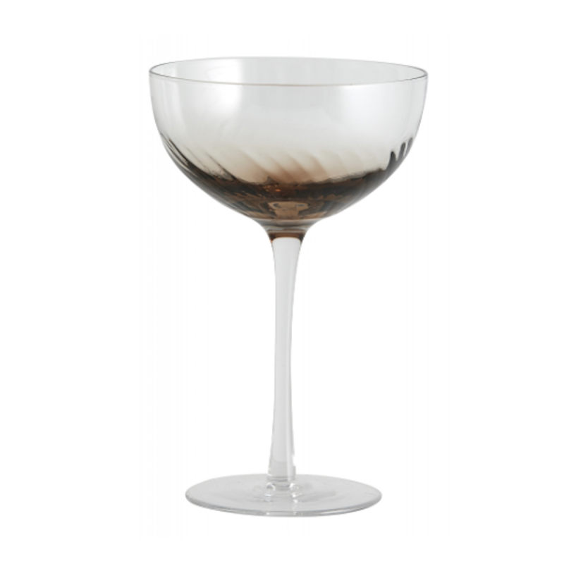 Billede af Cocktailglas "Garo" m/ mørkebrun bund - Nordal