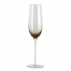 Champagneglas "Garo" m/ mørkebrun bund - Nordal