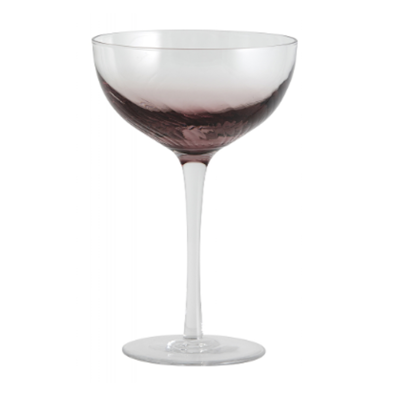 Billede af Cocktailglas "Garo" m/ lilla bund - Nordal