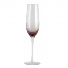 Champagneglas "Garo" m/ lilla bund - Nordal