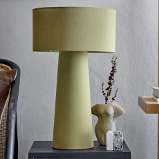 Bordlampe "Karl" lys grågrøn - Bloomingville H: 50 cm