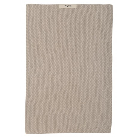Håndklæde "Mynte" sand strikket - Ib Laursen - 40x60