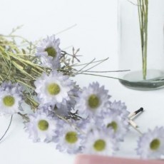 Stilk / blomst lavendelfarvet nuancer - Ib Laursen