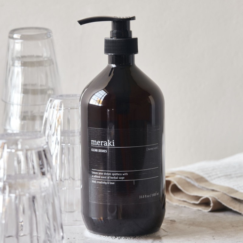 Billede af Opvaskemiddel "Herbal Nest" - Meraki 1000 ml hos Mostersskur.dk