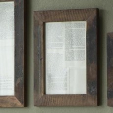Ramme UNIKA træ m/ smalle kanter - Ib Laursen - Fotomål: 20x30