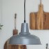 Hængelampe metal grå - Ib Laursen Dia: 25,5 cm