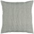 Pudebetræk sort m/ beige striber - Ib Laursen 50x50