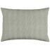 Pudebetræk sort m/ beige striber - Ib Laursen 50x70