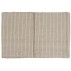 Dug rustik malva m/ smalle beige striber - Ib Laursen 150x250