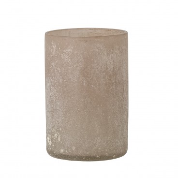 Fyrfadsstage "Macha" lys lilla glas - Bloomingville 9x6 cm