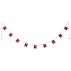 Guirlande m/ dannebrog flag - Maileg - 9 flag