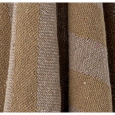 Plaid "Katrin" m/ beige & rosa striber - Bloomingville 130x160