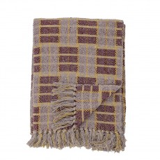 Plaid "Mody" m/ ternet mønster - Bloomingville 130x160