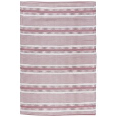 Plastik tæppe m/ lyserøde striber - Ib Laursen 120x180
