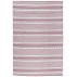 Plastik tæppe m/ lyserøde striber - Ib Laursen 120x180