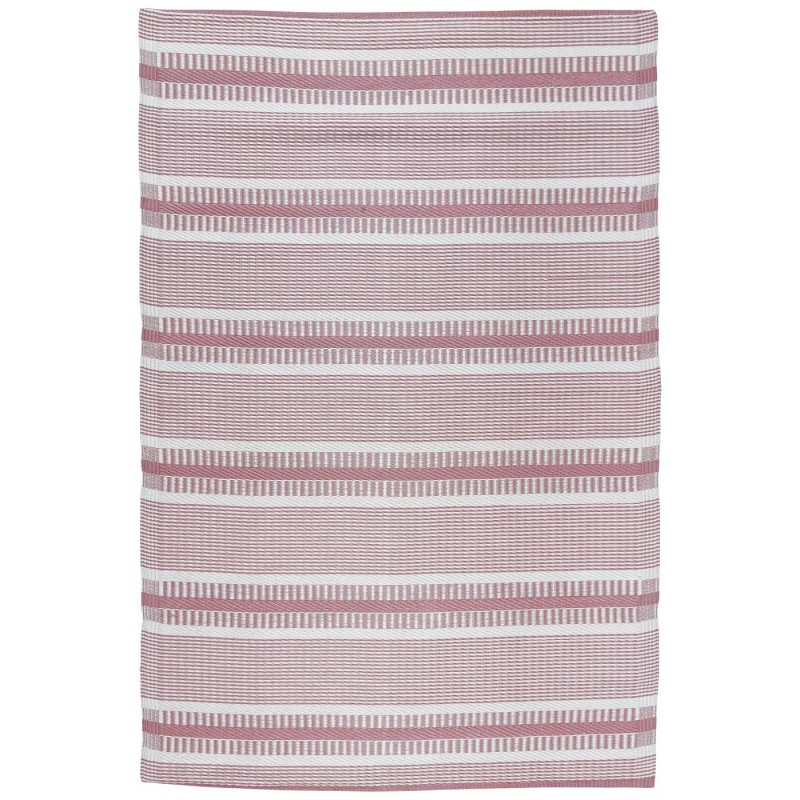 2: Plastik tæppe m/ lyserøde striber - Ib Laursen 120x180