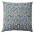 Pudebetræk "Castor" blå m/ blå & gule blomster - Nordal 60x60