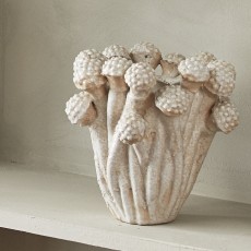 Vase "Fungi" udskåret keramik - Nordal H: 19 cm