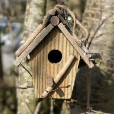 Fuglehus rustik stil - firkantet - Aafod