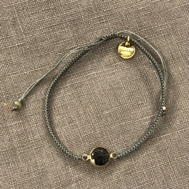 Armbånd Friihof Siig Grå Med Perle Fra Friihof Siig