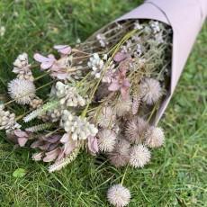 Evighedsblomster buket gammel rosa - Ib Laursen