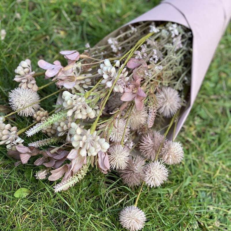 #3 - Evighedsblomster buket gammel rosa - Ib Laursen