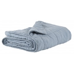 Plaid - Cozy Room - Støvet Blå - Vattæppe