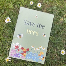 Metalskilt "Save the bees" - Ib Laursen