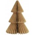 Juletræ foldet papir brun - Ib Laursen H: 25
