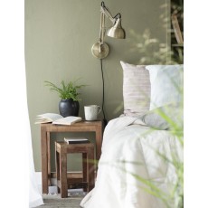 Soveværelse hvor rustikke & lyse farver kombineres fra Ib Laursen