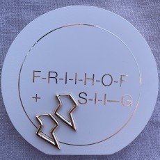 Øreringe fra Friihof + Siig - gold "Kali"