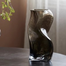 Vase "Sable" snoet glas XXX - Nordal - H: 30 cm