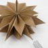 Juletræsstjerne "Capella" brunt papir - House Doctor - D: 25 cm