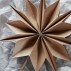 Juletræsstjerne "Capella" brunt papir - House Doctor - D: 25 cm