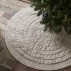 Tæppe rundt "Tradition" brun - House Doctor - Juletræstæppe 120 cm