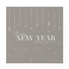 Servietter Nilea "Happy new year" - Bloomingville - 20 stk.