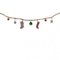 Juleguirlande m/ 7 ornamenter - Maileg L: 116 cm