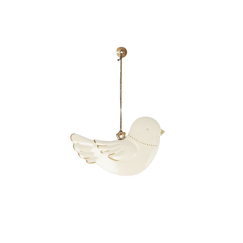 Billede af Due metal ornament m/ guld detaljer - Maileg