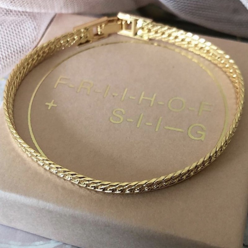11: Armbånd - Friihof + Siig Guld - Gold Bracelet