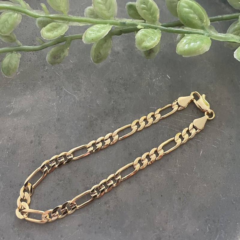 Se Armbånd - Friihof + Siig Guld - Gold Chain Bracelet hos Mostersskur.dk