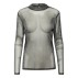 Bluse "DelilaSZ LS" sort m/ glimmer - Saint Tropez