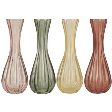 Vase UNIKA "Anemone" høj m/ riller - Ib Laursen - Vælg ml. 4 farver